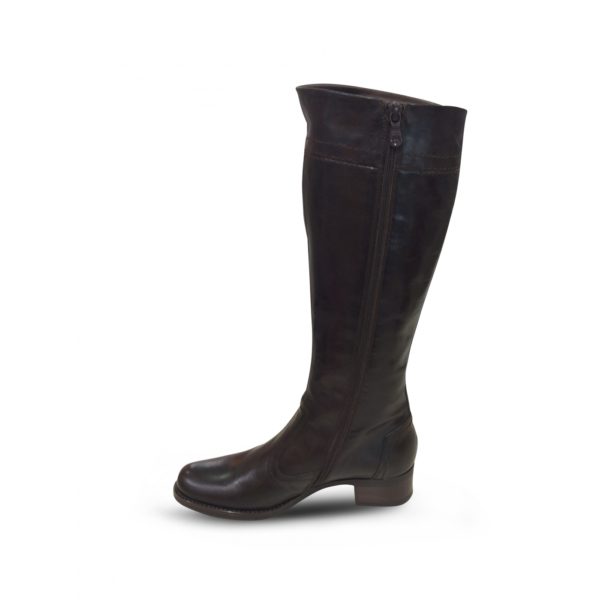 Botte Plate Noir NEROGIARDINI