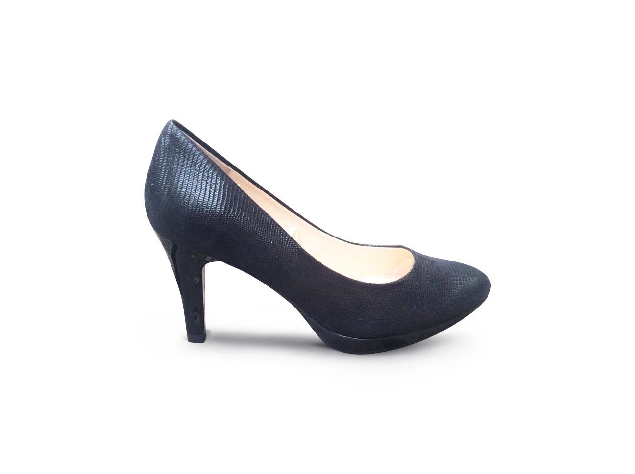 Escarpin talon Noir Caprice