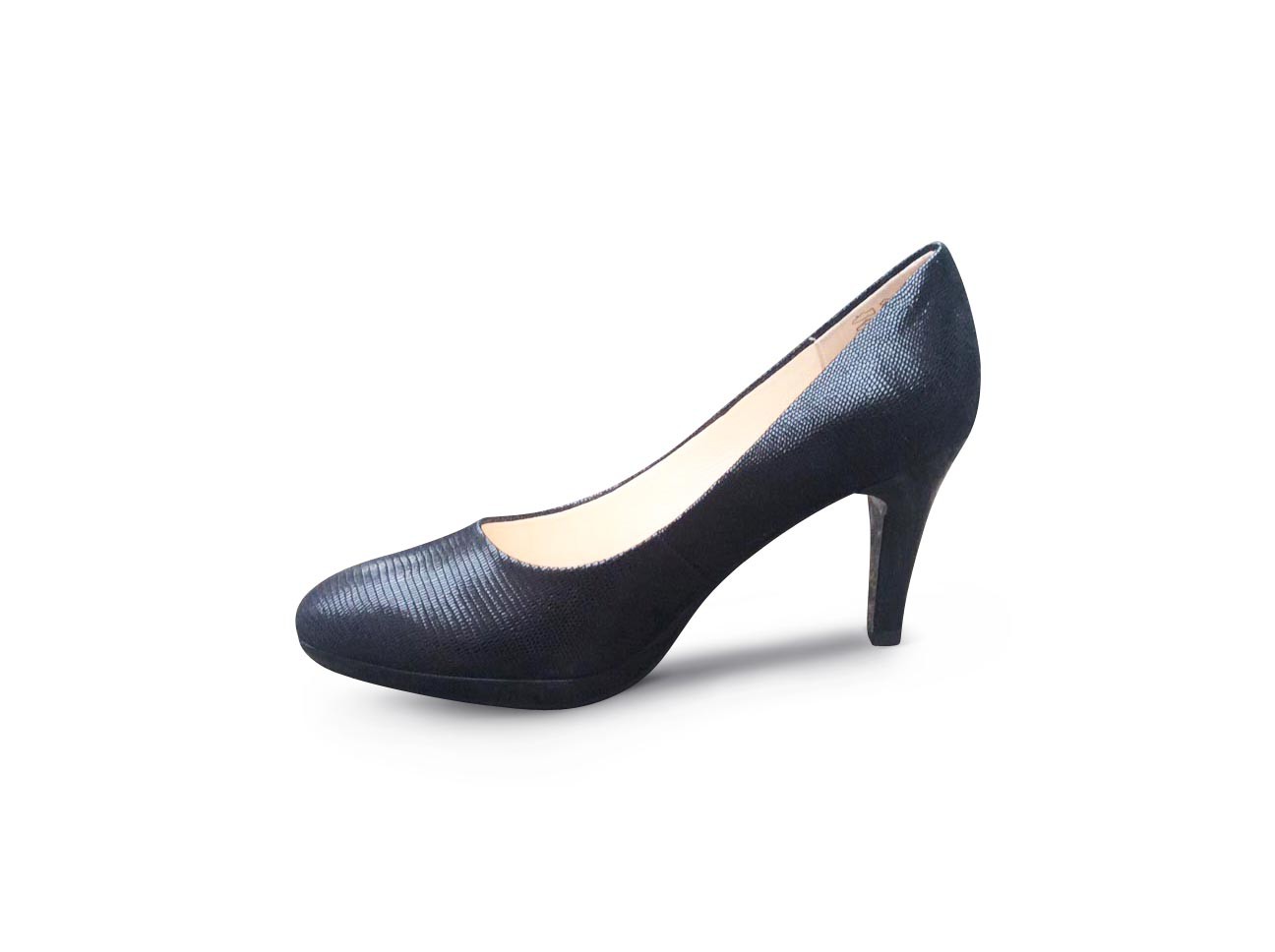 Escarpin talon Noir Caprice