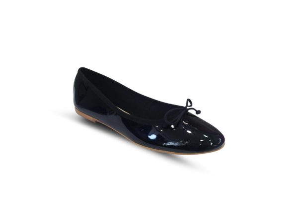 Ballerine plate Vernis Noir BALLERINA