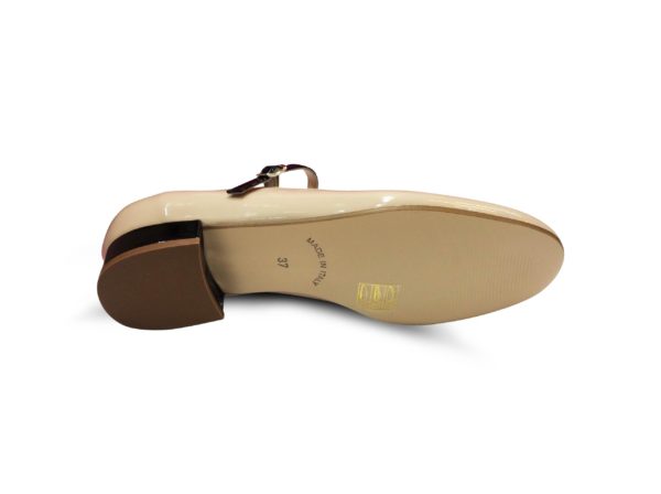 Babies petit talon Beige/Noir BALLERINA