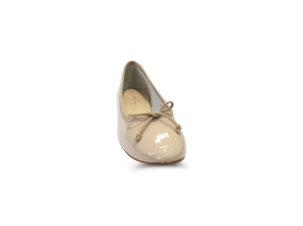 Ballerines plates Vernis Beige BALLERINA
