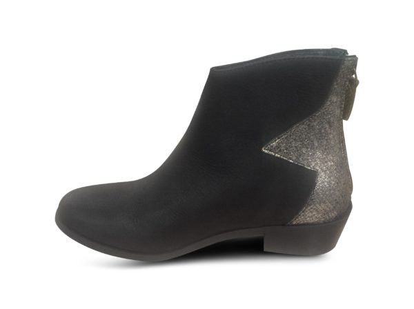 Boots BOMBAY Noir/Or REQINS