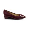 Ballerine petit talon Bordeaux SAJO