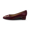 Ballerine petit talon Bordeaux SAJO
