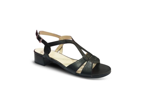 Sandale petit talon noir CAPRICE