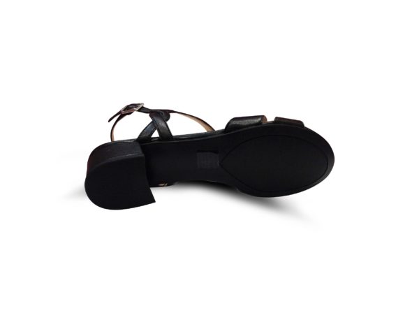 Sandale petit talon noir CAPRICE