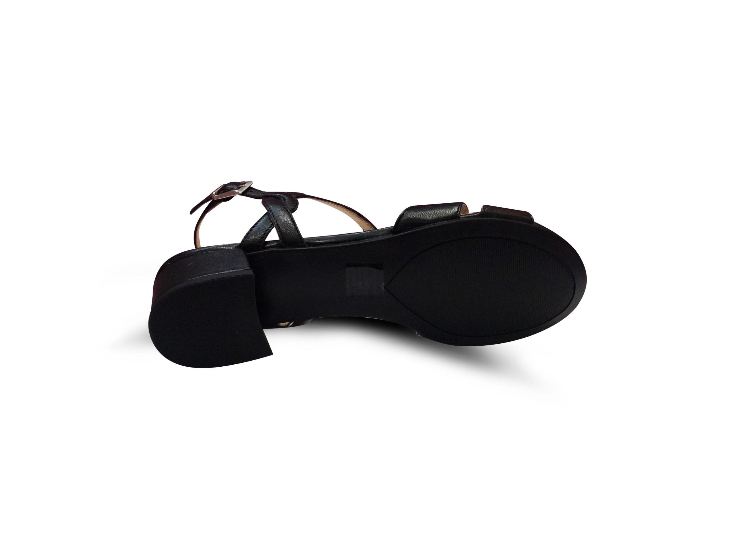 Sandale petit talon noir CAPRICE