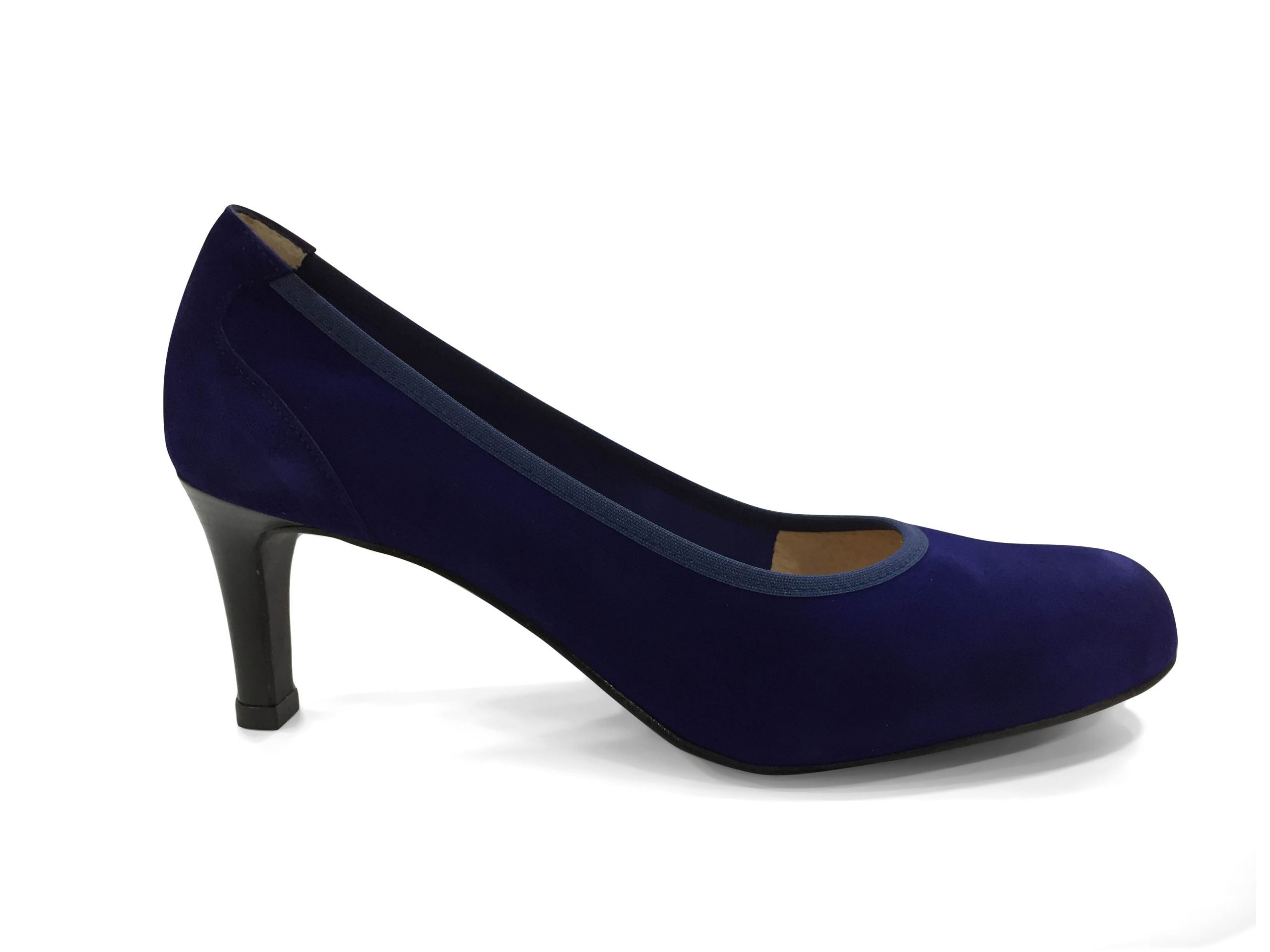 Escarpin talon Bleu BRENDA ZARO