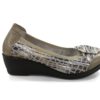 Ballerine compensée Suri Taupe INEA