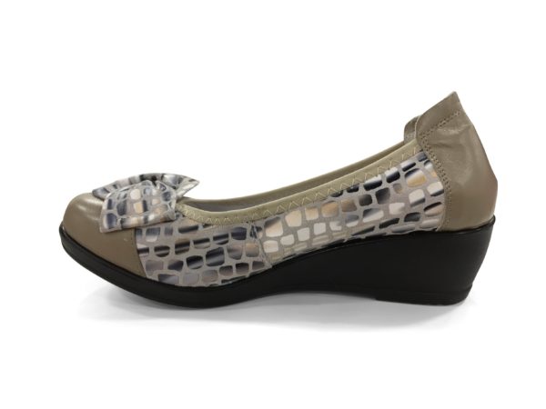Ballerine compensée Suri Taupe INEA