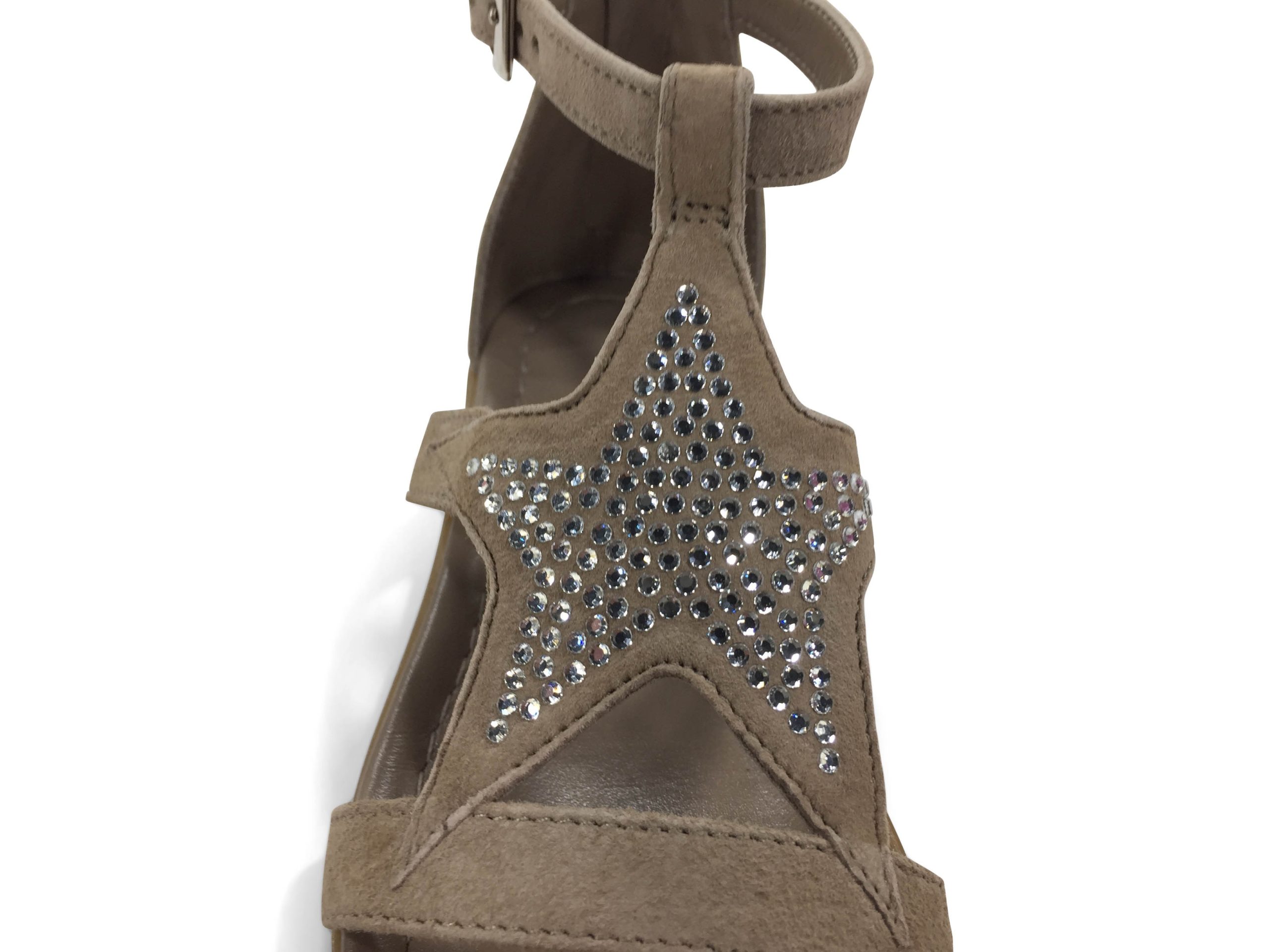 Sandale Plate TONIC Taupe REQINS Shoes and Co