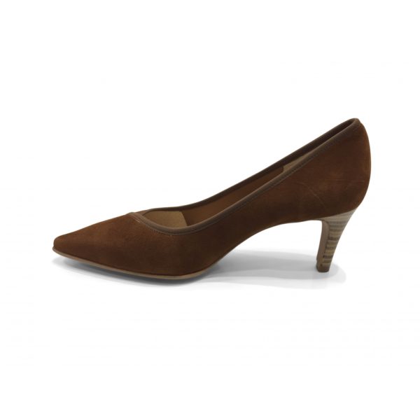 Escarpin talon Camel BRENDA ZARO