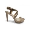 Sandale Haut Talon Taupe/Bronze NEROGIARDINI
