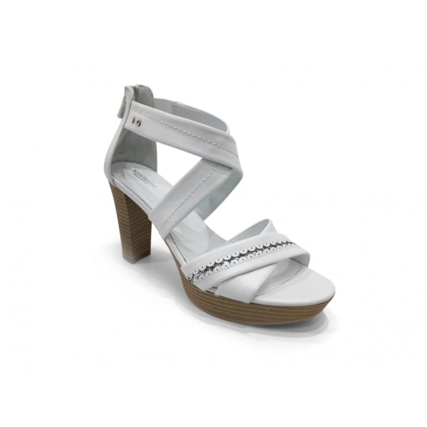 Sandale Talon Blanc NEROGIARDINI