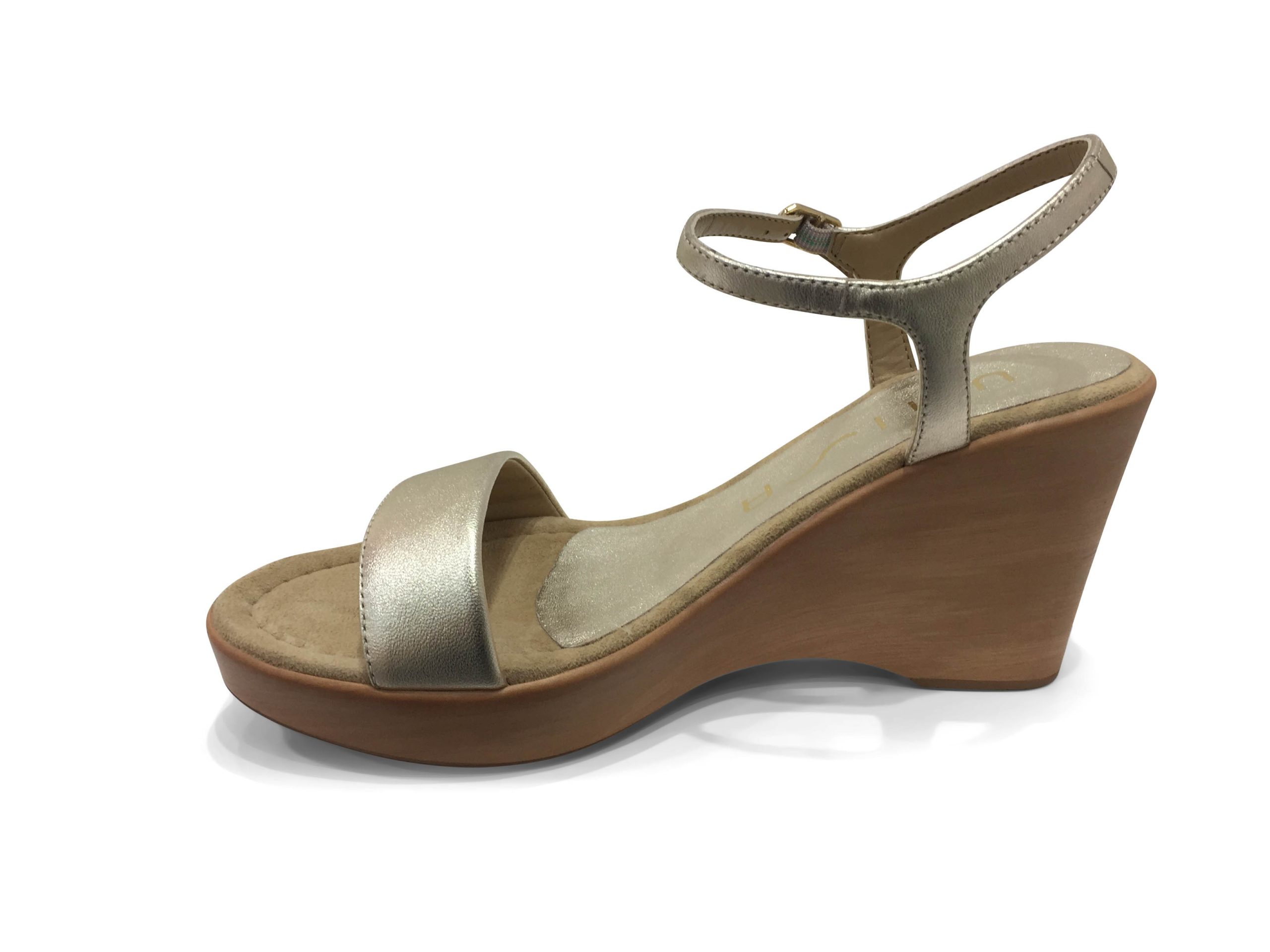 Sandales compensees RITA Doree UNISA Shoes and Co