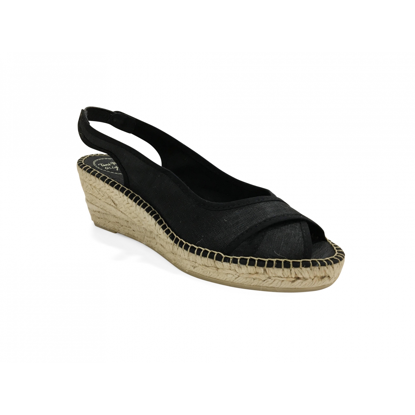 Espadrilles compensées BRISA Noir TONI PONS