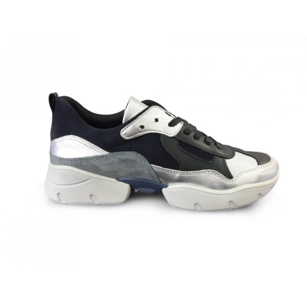 Basket SIMONE Mix Marine/Argent REQINS