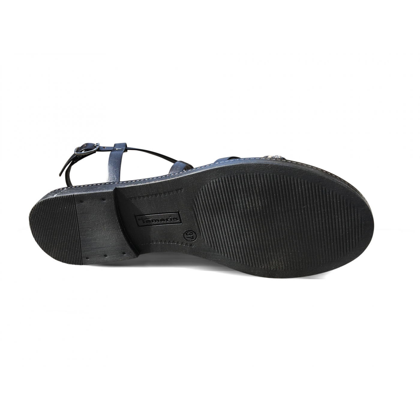 Sandale Plate Noir TAMARIS
