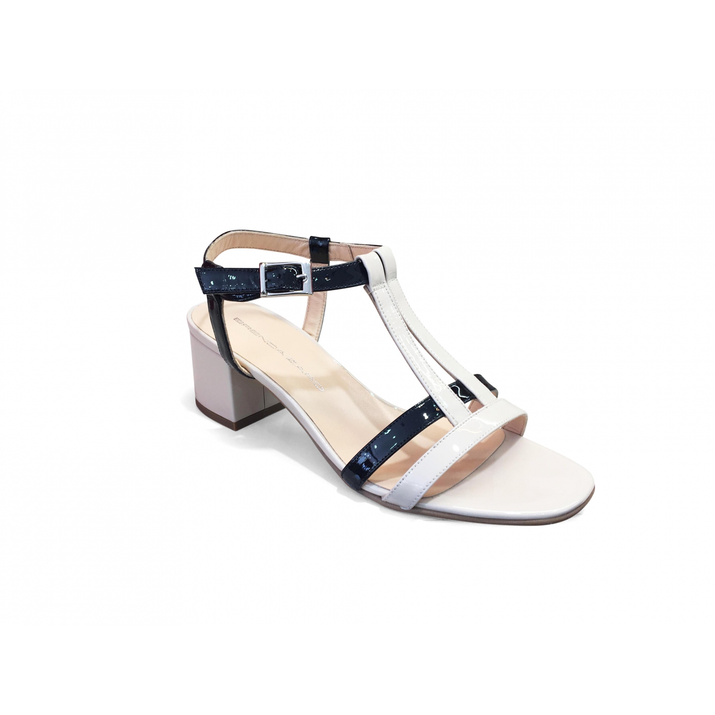 sandale a talon beige