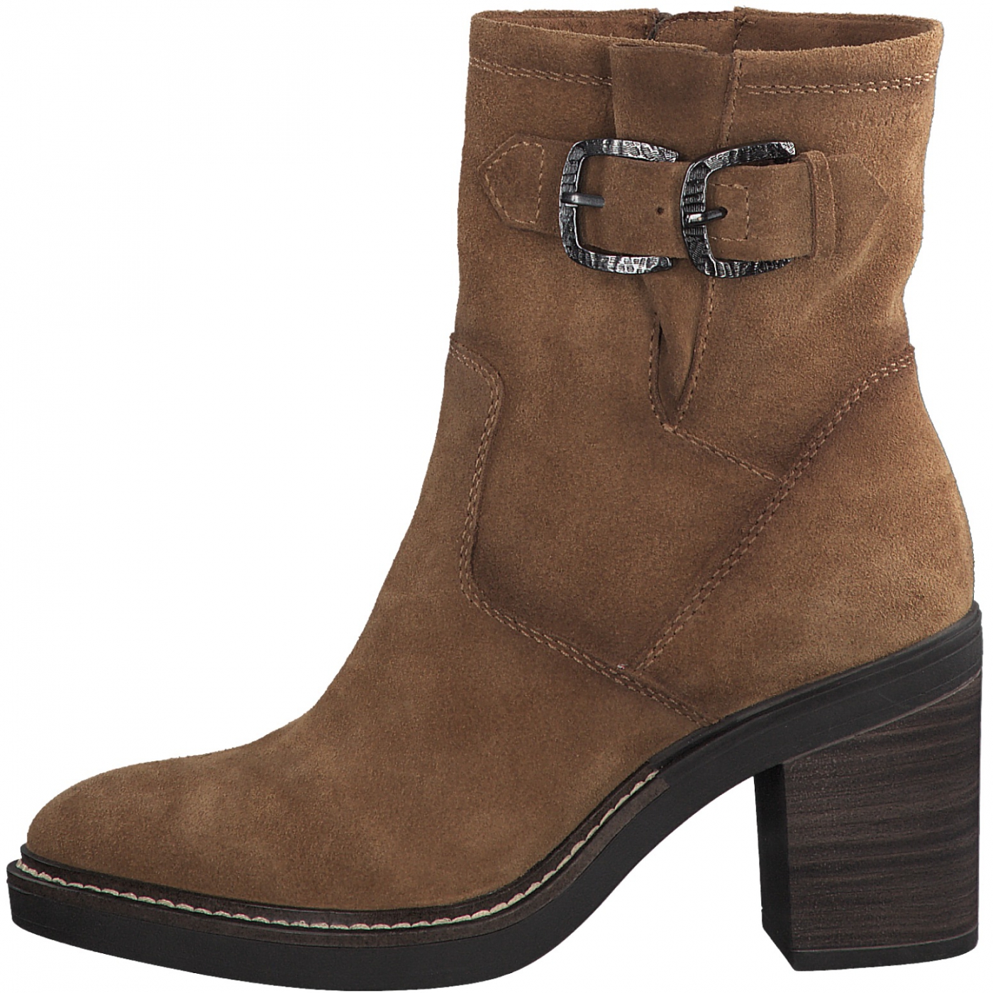 Bottine a talon online camel