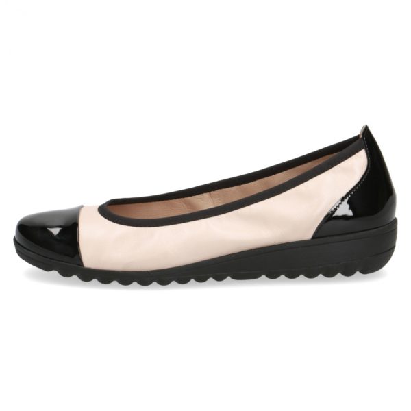 Ballerine compensée Beige/Noir CAPRICE