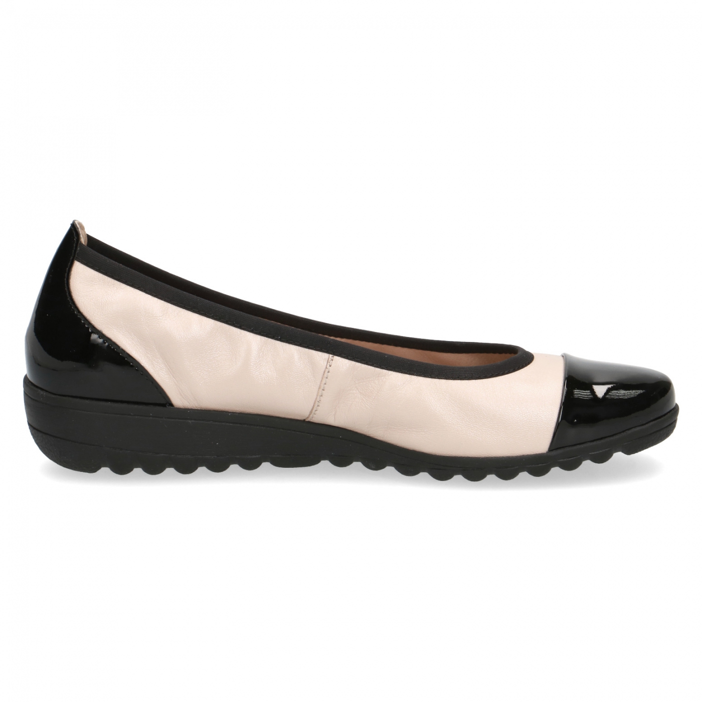 Ballerine beige et noir shop