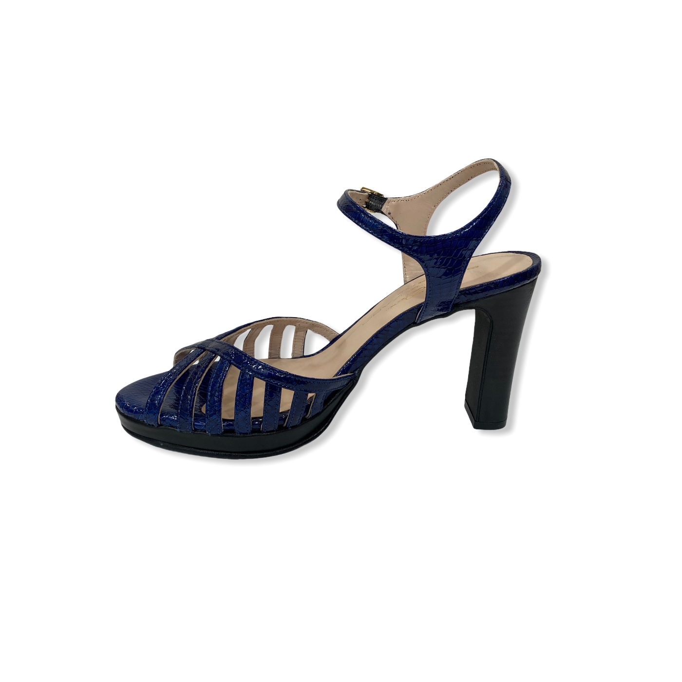 Sandale talon Bleu BRENDA ZARO