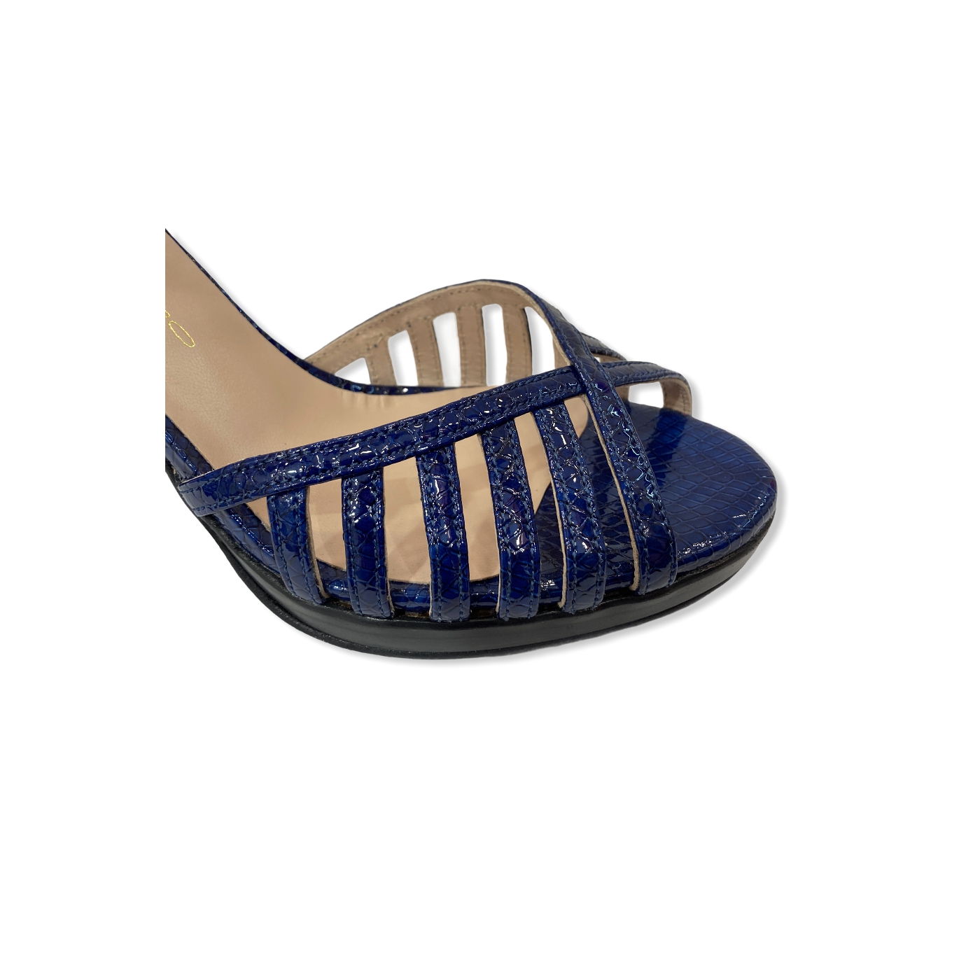 Sandale talon Bleu BRENDA ZARO