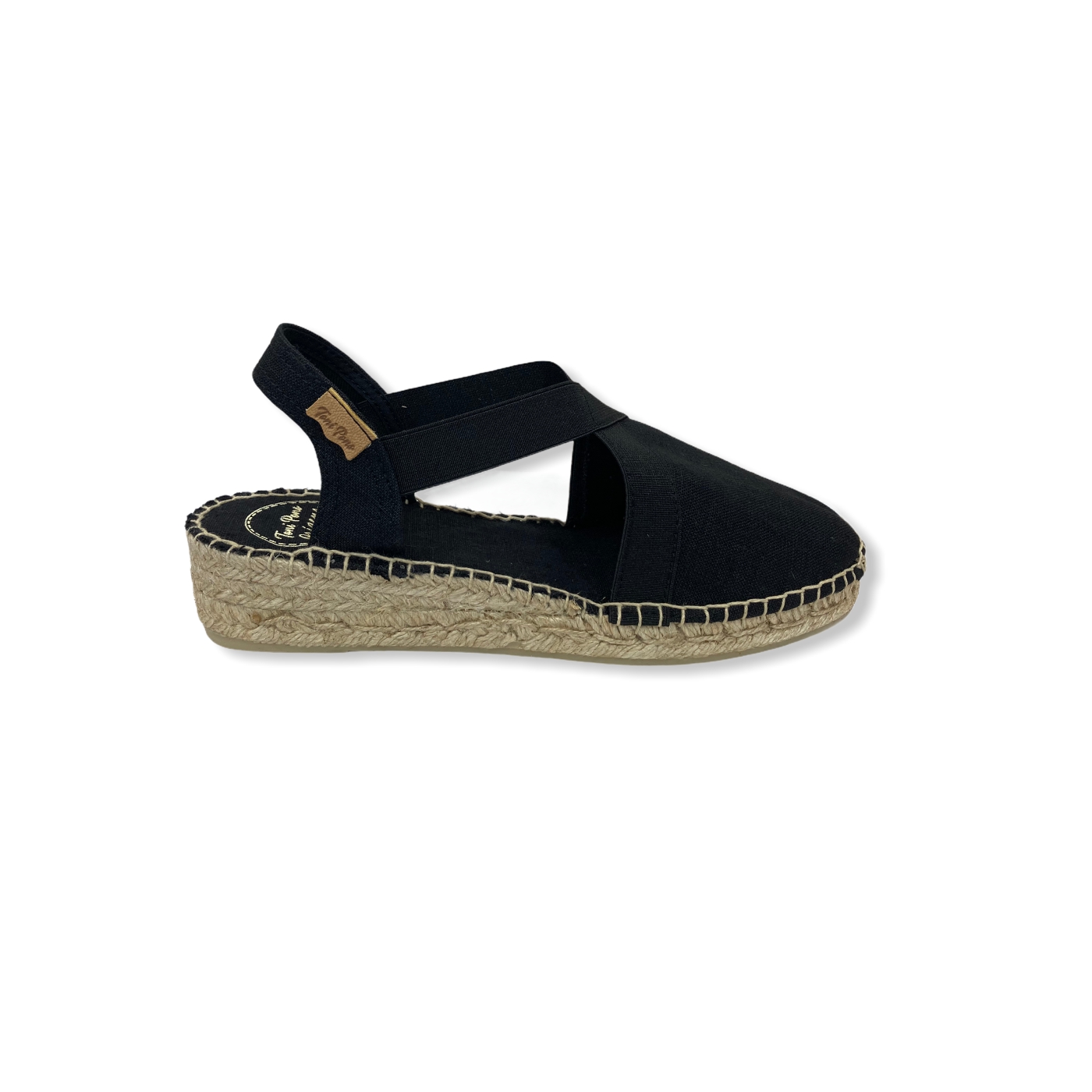 Espadrilles compens es VERONA Noir TONI PONS Shoes and Co