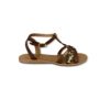 Sandale Plate HAMS Tan/Gold Les Tropeziennes