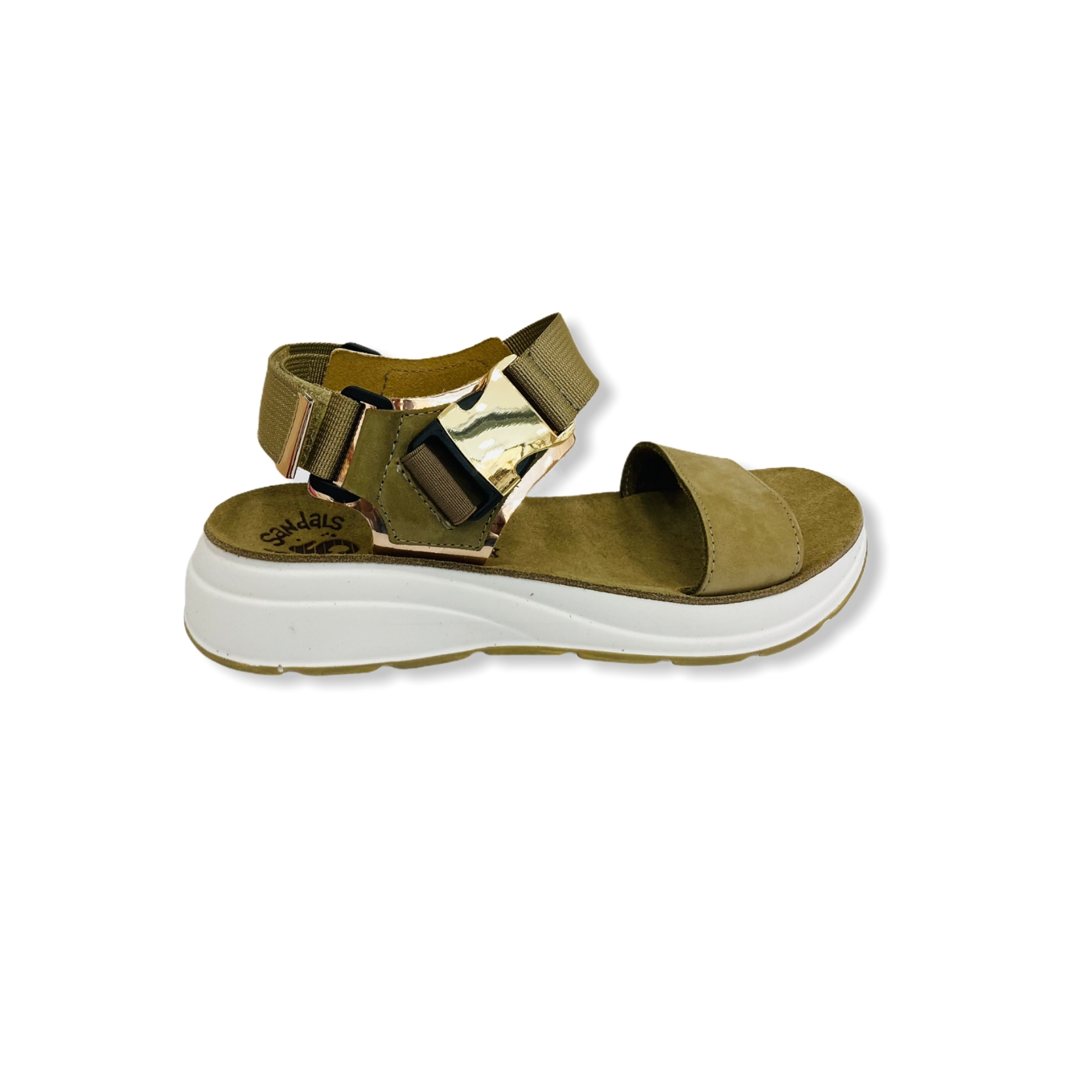 Sandale Plate LEONA Olive FANTASY SANDALS