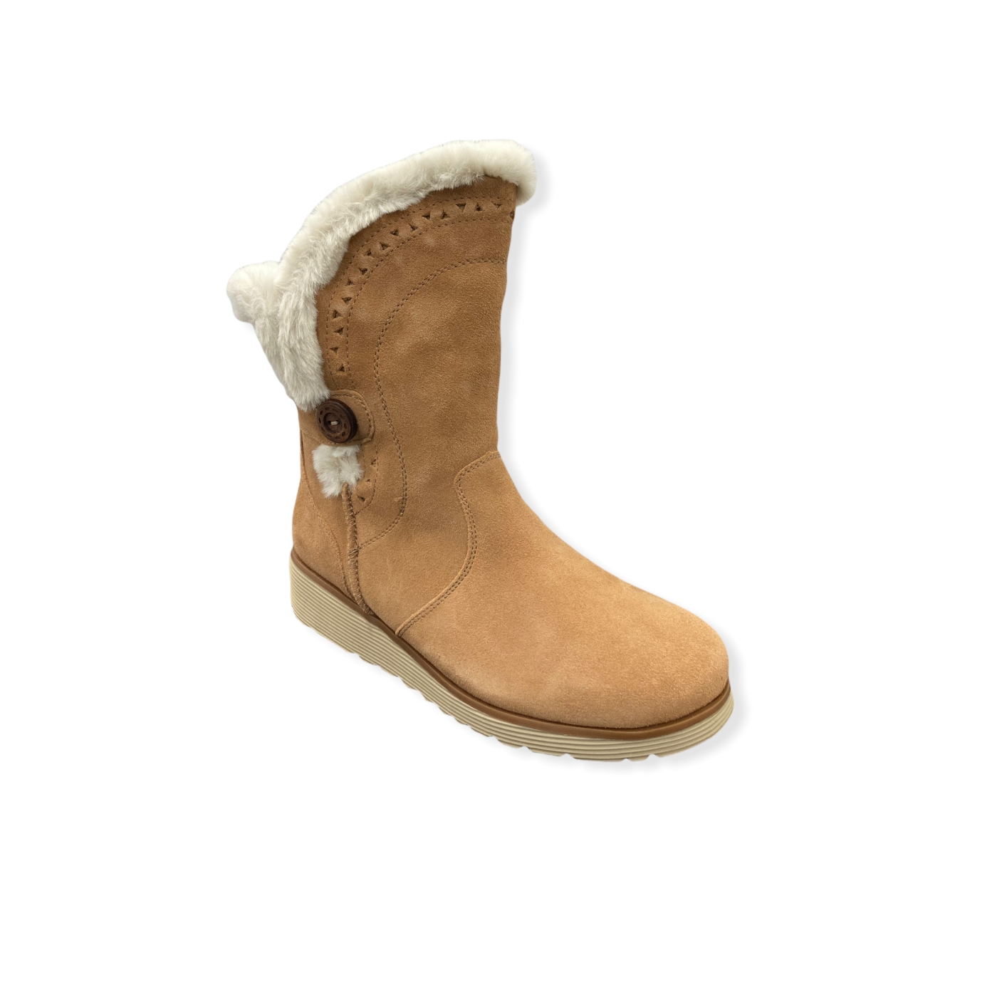 Bottine Fourrée KEEPSAKES Camel SKECHERS