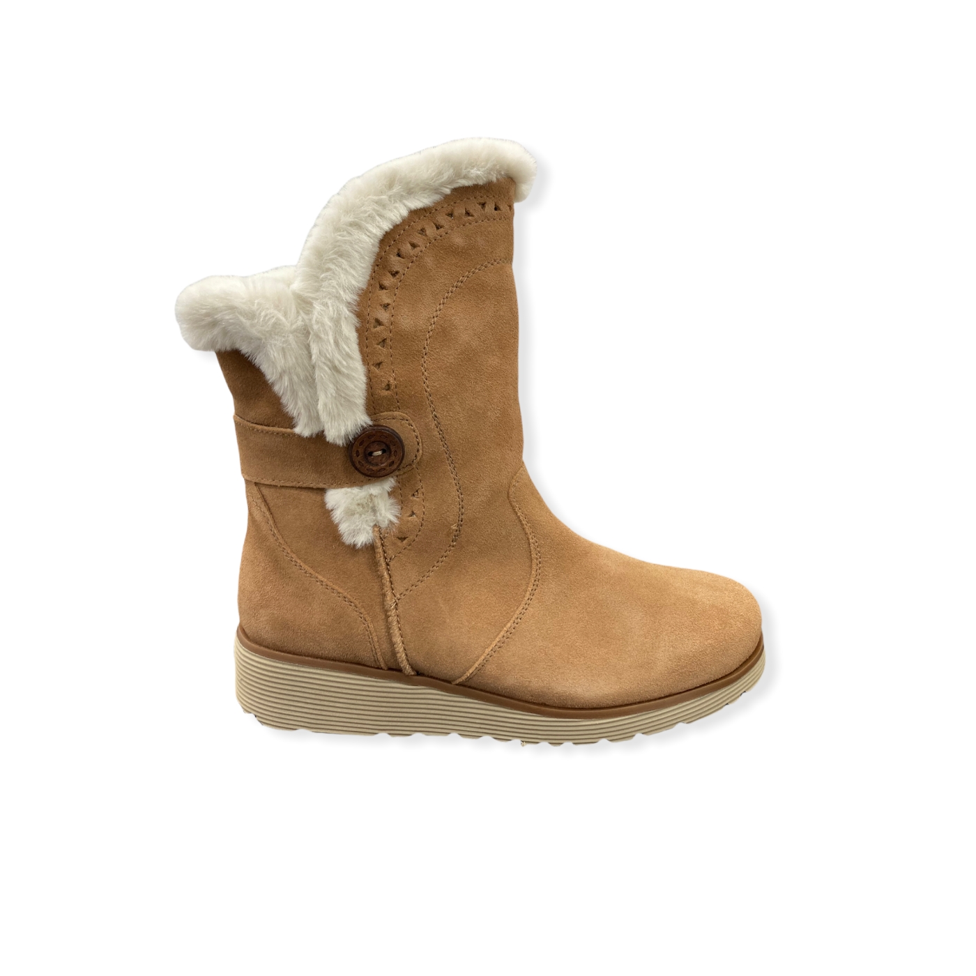 Bottine Fourree KEEPSAKES Camel SKECHERS