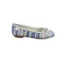 Ballerines Plates HESTELLE Tie and Dye Azur REQINS