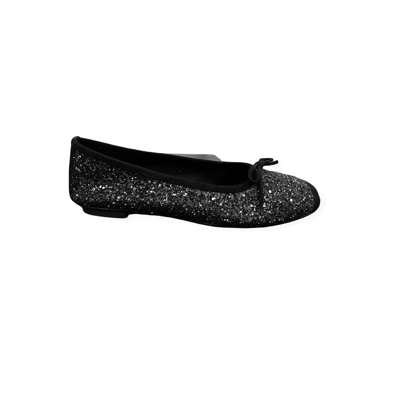 Ballerines Plates HARMONY GLITTER NOIR REQINS