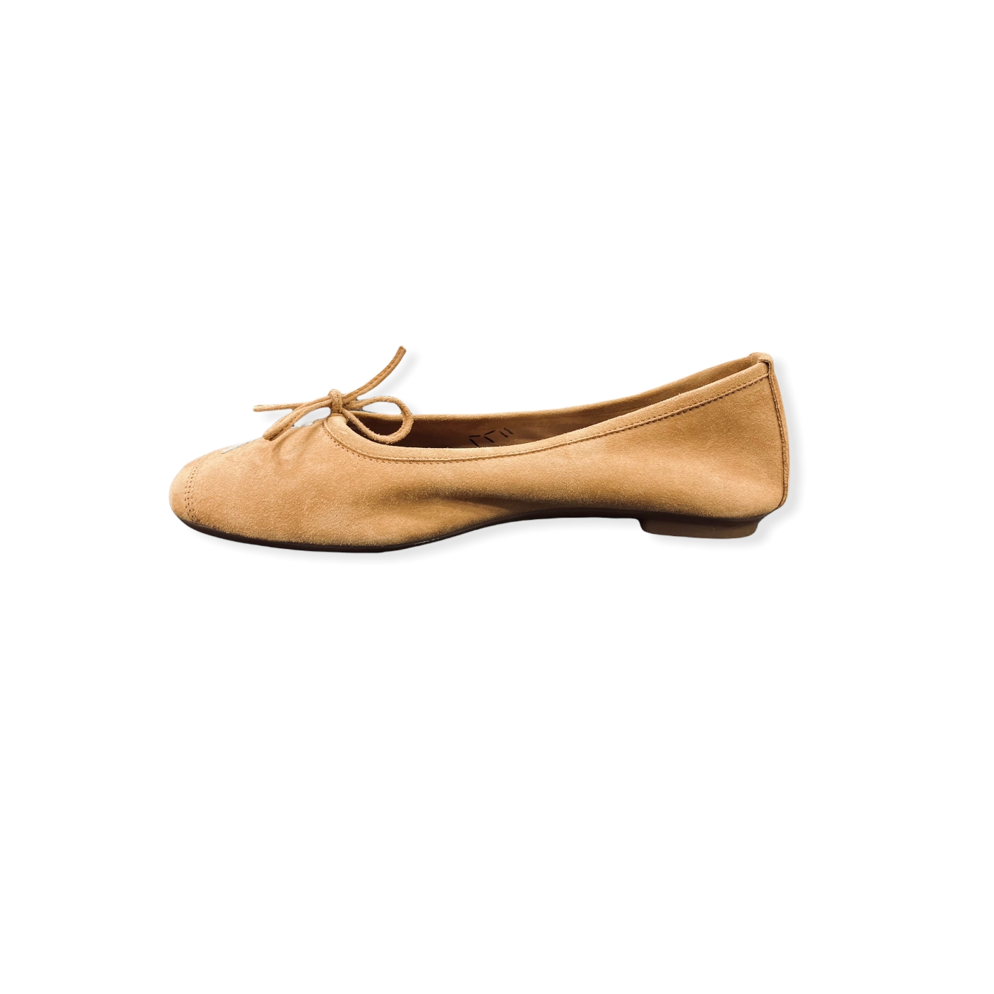 Ballerines Plates HELLO Peau/Crack Camel REQINS
