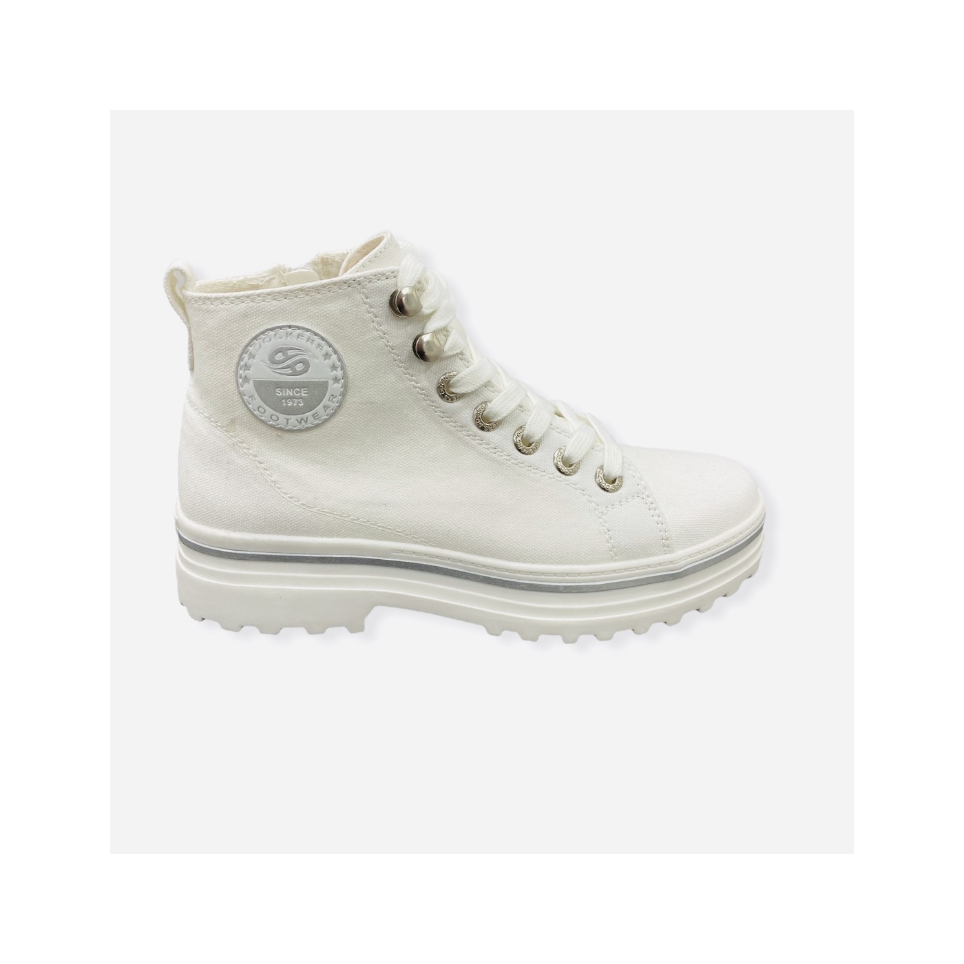 Basket Montante Blanche DOCKERS