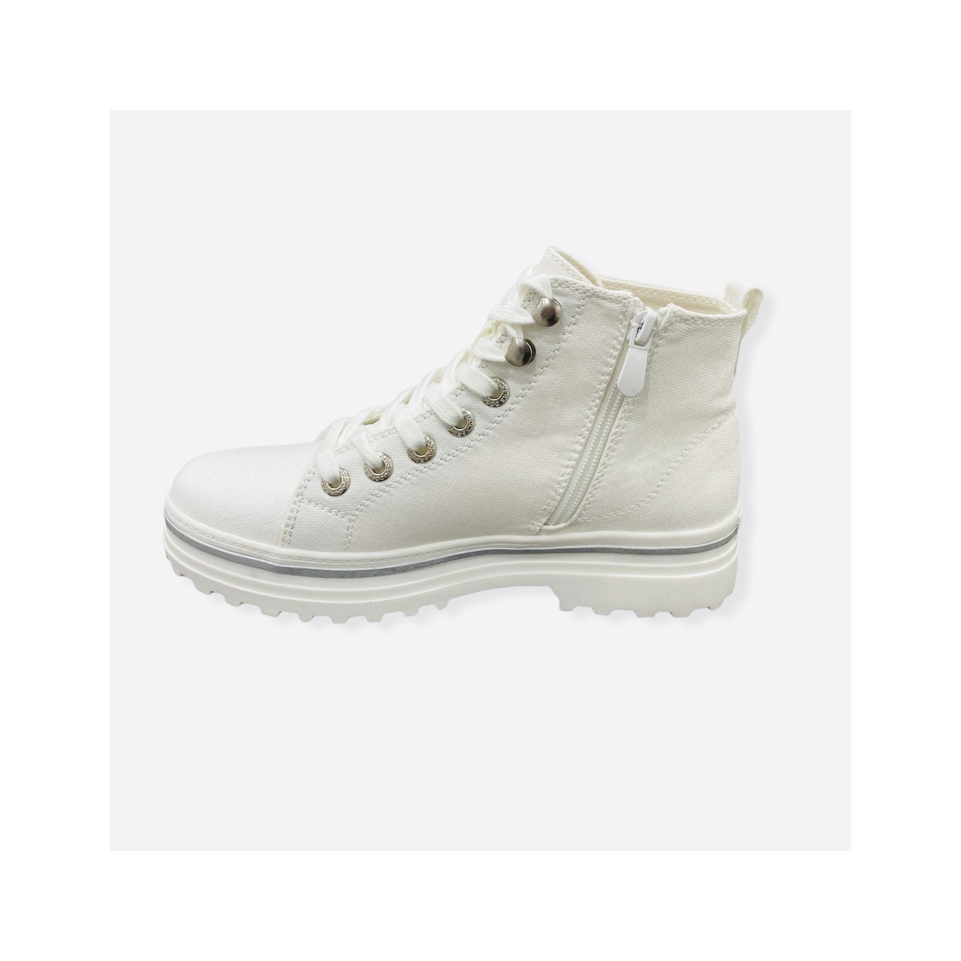 Basket Montante Blanche DOCKERS