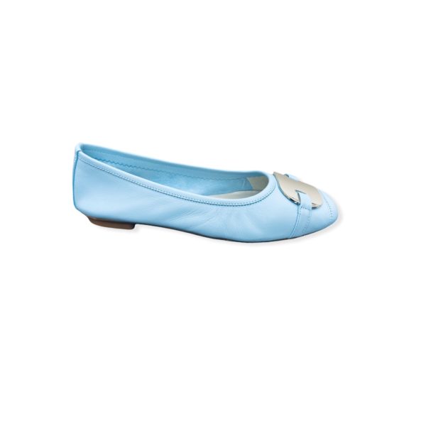 Ballerines Plates HERMES Ciel REQINS