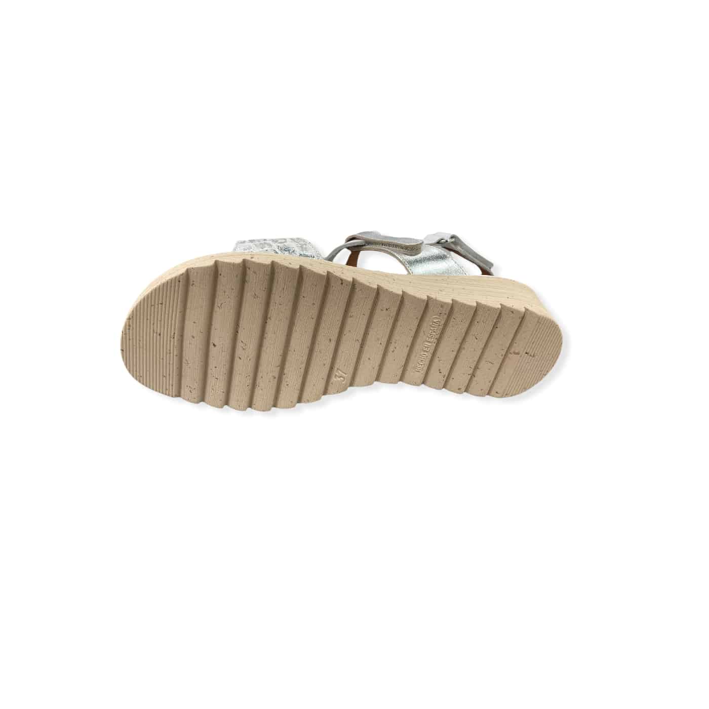 Sandale petit compensé Blanc XAPATAN